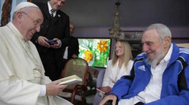 el papa apoya la dictadura cubana