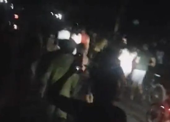 brutal acción policial en Nuevitas